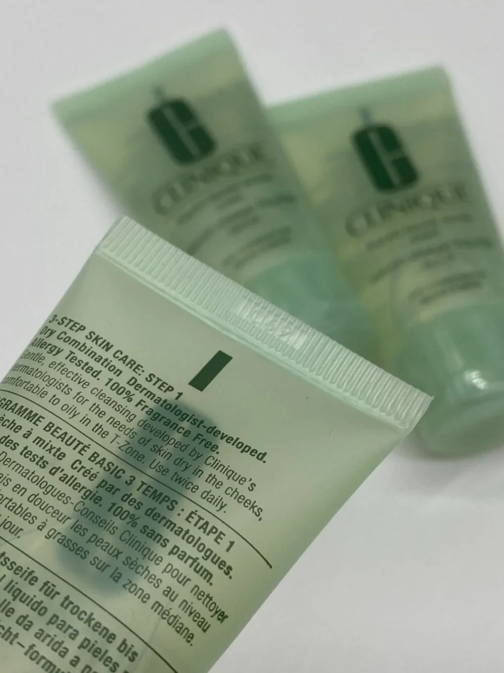 3 Clinique Liquid Facial Soap Mild Dry Combination 1oz/30ml